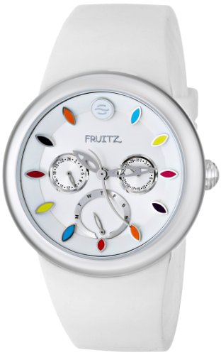 Fruitz by Philip Stein Unisex F43S-TF-W Analog Display Japanese Quartz White Watch