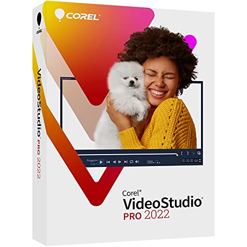 [Old Version] Corel VideoStudio Pro 2022 | Video Editing Software | Slideshow Maker, Screen Recorder, DVD Burner [PC Key Card]