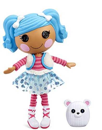 Lalaloopsy Mittens Fluff 'N' Stuff 13' Doll & Pet Polar Bear - Blue Hair, Winter Outfit, House Playset - Ages 3-103
