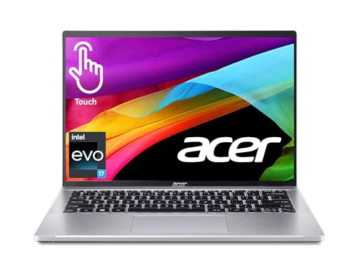 Acer Swift Go Intel Evo Thin & Light Premium Laptop 14' 1920x1200 100% sRGB Touch Screen Display Intel Core i7-1355U Intel Iris Xe 16GB LPDDR5 512GB Gen 4 SSD SFG14-71T-72QV