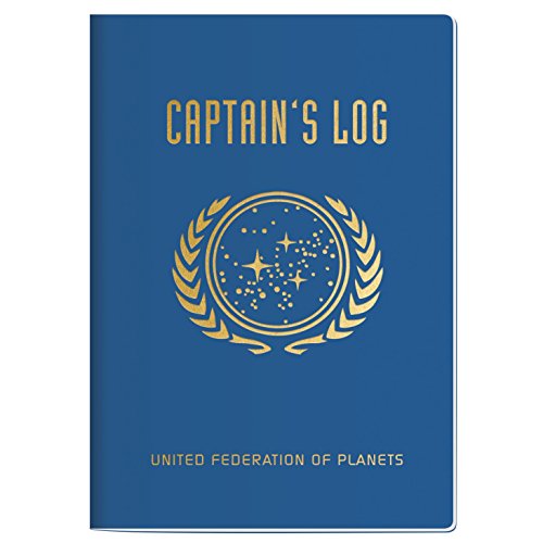 Unemployed Philosophers Guild Star Trek Captain's Log Large Notebook
