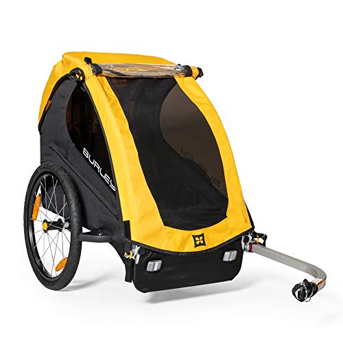 BURLEY Design Bee, 1 Seat, Lightweight, Kids Bike-Only Trailer, Yellow