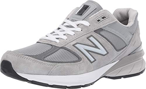 New Balance Men's Made in US 990 V5 Sneaker, Grey/Castlerock, 10.5