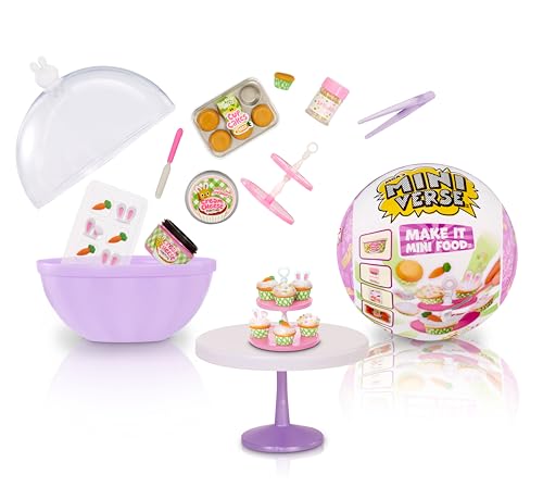 MGA's Miniverse Make It Mini Food Spring Series Mini Collectibles, Spring, Easter, Blind Mystery Packaging, DIY, Crafts, Resin Play, Kitchen Replica Food, NOT Edible, Collectors, 8+