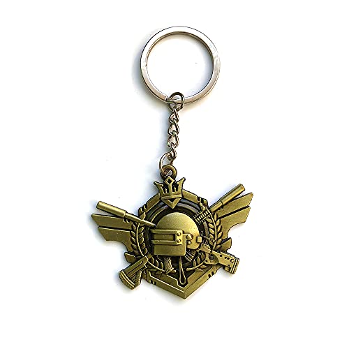 JINZHOUFZ PUBG Medal key chain pendant eat chicken peripheral products (Medal for Eating chicken (AWM))