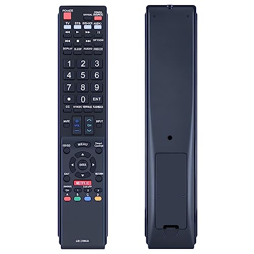 New GB118WJSA Replacement Sharp Smart Remote Compaitible for Sharp AQUOS TV - Direct use Without Setting