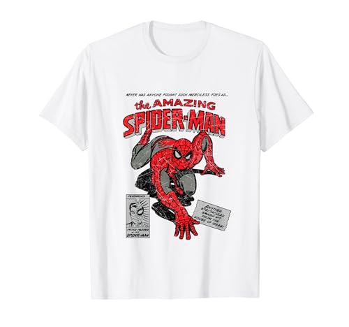 Marvel Spider-Man retro comic T-Shirt