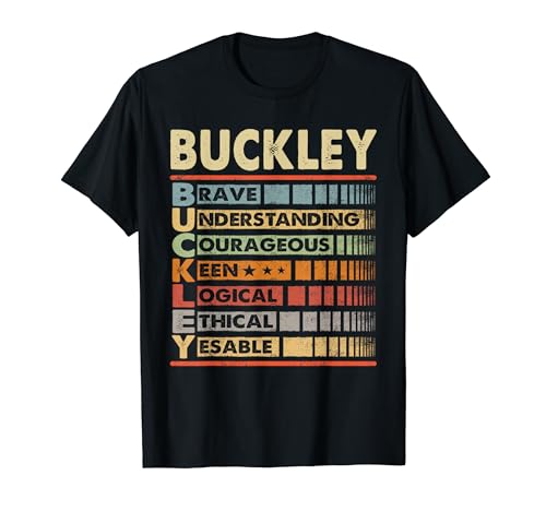 Buckley Family Name, First Last Name Buckley T-Shirt