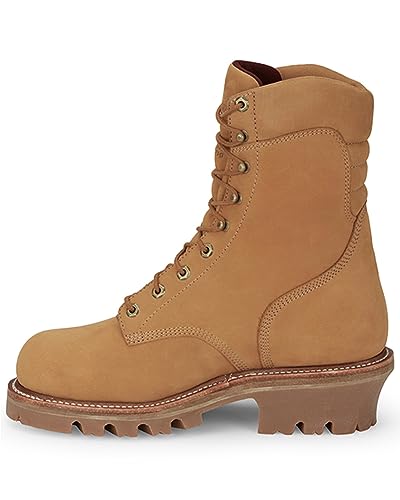 Chippewa Men's 9' Super Dna Lace-Up Waterproof Work Boot Steel Toe Wheat 10.5 D(M) US