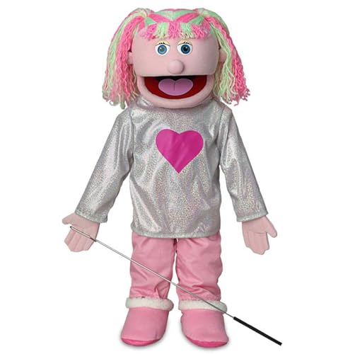 25' Kimmie, Pink Girl, Full Body, Ventriloquist Style Puppet