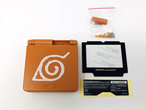 RGRS Replacement Orange & White Full Housing Shell Case Repair Parts Kit w/Lens & Screwdriver for Nintendo Gameboy Advance SP GBA SP Console… [video game] [video game]