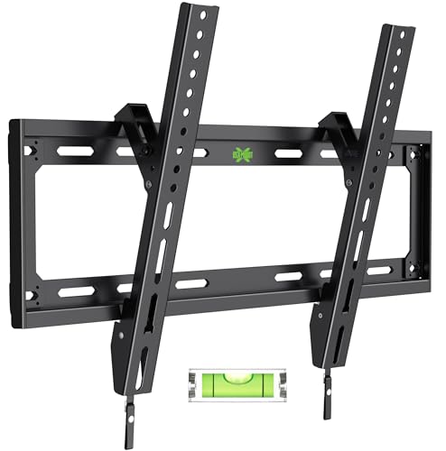 USX Mount UL Listed TV Mount Low Profile for Most 26-60' Flat Screen LED, LCD, Curved TVs, TV Wall Mount Bracket Tilt VESA 400x400mm- Up to 99lbs, Quick Lock and Release to Mounts on 12' 16' Stud