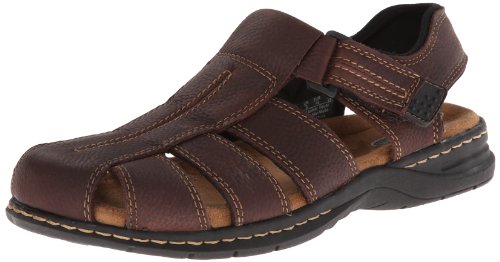 Dr. Scholl's Shoes Mens Gaston Sandals, Brown, 10 US