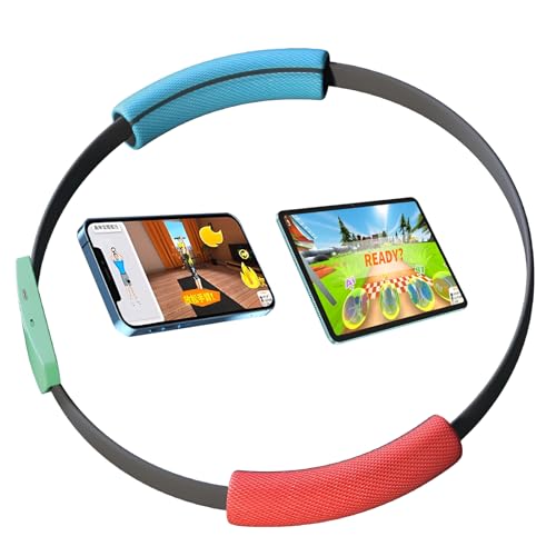 Gym Ring Fit Adventure for Kids,Children- Workout Games Rings with Leg Strap Accessories for Android &iOS Mobile Phones,Best Gift idea for Kids