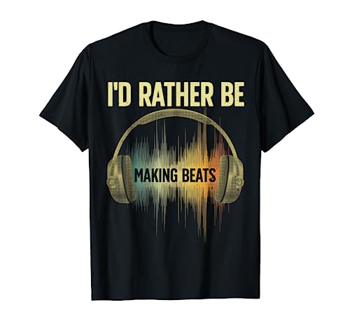 Cool Music Producer Art For Men Women Disc Jockey Beat Maker T-Shirt