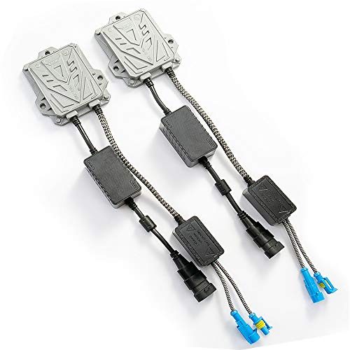 HYB Canbus Slim Digital HID Ballast 55W Error Free Warning Cancel for HID Bulb H11 H7 H8 H9 H4 H1 9005 9006 Universal Fit 12v(Pack of 2)