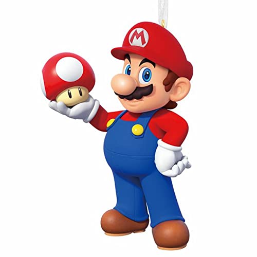 Hallmark Nintendo Super Mario Christmas Ornament (Mario with Mushroom)