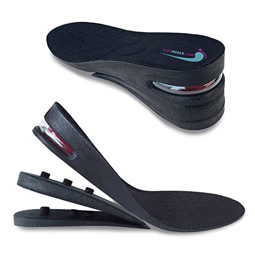 Height Increase Shoe Insoles with Air Cushion (3 Layers (2.5' UP) (Women's 5.5-9.5))