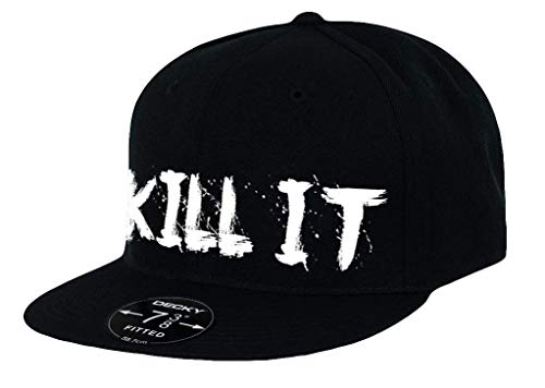 5% Nutrition Rich Piana Love It Kill It, Black Hat with White Lettering Flex Fit (6 7/8-7 1/4)