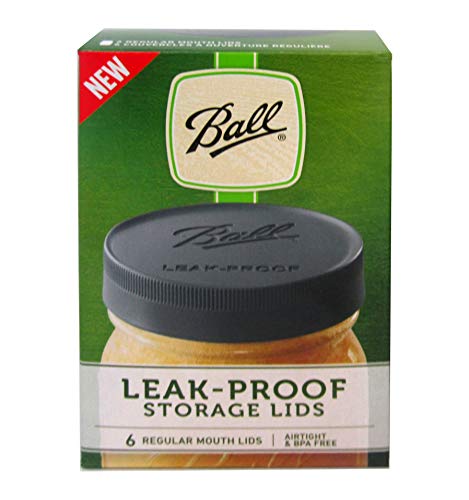 Ball Mason Jar Lids - Regular Mouth (Mason Jar Caps) - Leak Proof (Standard)