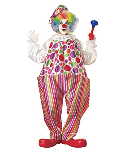 Rubie's mens Snazzy Clown Costume Party Supplies, Multicolor, One Size US