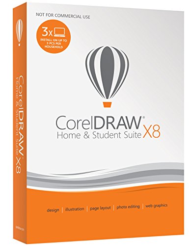 CorelDRAW Home & Student Suite X8 for PC (Old Version)