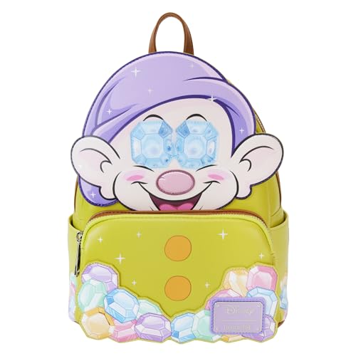 Loungefly Snow White: Diamond Dopey Mini-Backpack, Amazon Exclusive