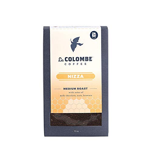 La Colombe Nizza Medium Roast Drip Grind Ground Coffee - 12 Ounce, 1 Pack - Notes of Milk Chocolate, Nuts & Browniewith a Honey-Sweet Roasted Nuttiness (Packaging may vary)