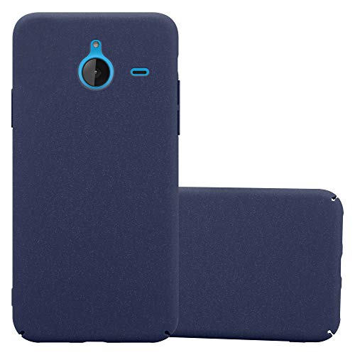 Cadorabo Case Compatible with Nokia Lumia 640 XL in Frosty Blue - Shockproof and Scratch Resistent Plastic Hard Cover - Ultra Slim Protective Shell Bumper Back Skin