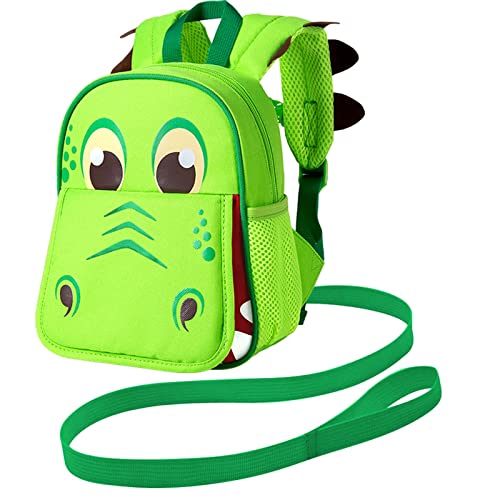 gxtvo Toddler Backpack Leash, 9.5' Kids Dinosaur Safety Leashes Bookbag for Boys Children