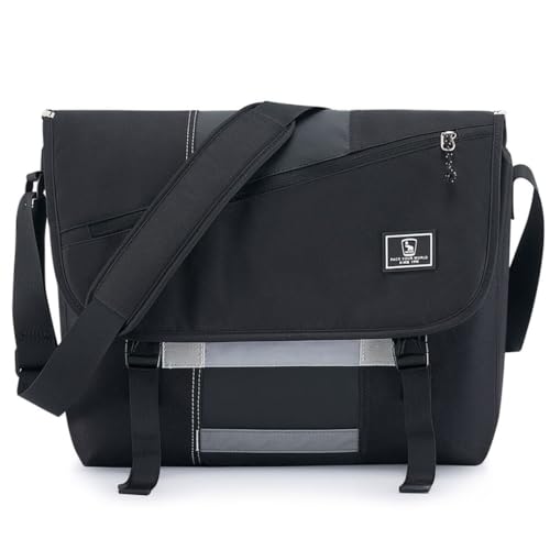 OIWAS Messenger Bag for Men, 15.6 Inch Laptop Crossbody Bags Women Casual Satchel Shoulder Bag College Travel Office Briefcase