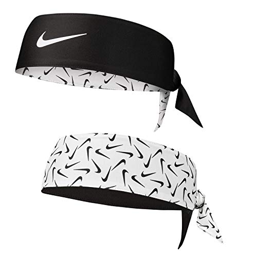 NIKE Swoosh DRI-FIT Printed Reversible Head Tie - Unisex - Sweat Wicking - One Size Fits All
