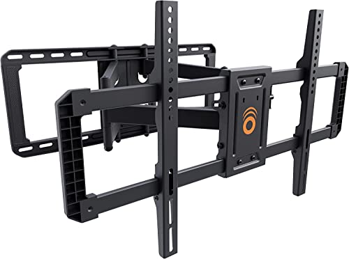 ECHOGEAR MaxMotion TV Wall Mount for Large TVs Up to 90' - Full Motion Has Smooth Swivel, Tilt, & Extension - Universal Design Works with Samsung, Vizio & More - Includes Hardware & Drill Template