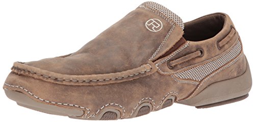 Roper Mens Skipper Shoe, Tan, 9.5