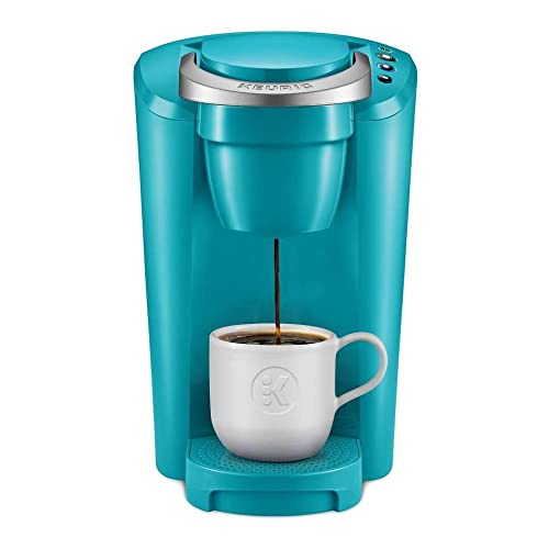 K-Compact Single-Serve K-Cup Pod Coffee Maker, 36 ounces, Turquoise