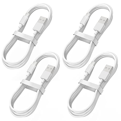 [ Apple MFi Certified ] iPhone Charger 6ft,4Pack Long Lightning Cable 6Foot,Fast Apple Charging Cable Cord for iPhone 13/12/11 Pro/11/XS MAX/XR/8/7/6s/6/5S/SE iPad/Air Original