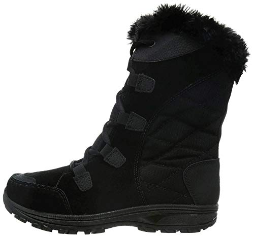 Columbia Women's Ice Maiden II Snow Boot, Black/Columbia Grey, 6.5 M US