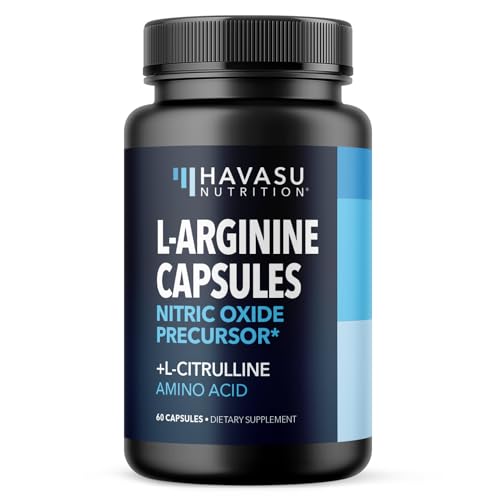 L Arginine Nitric Oxide Supplement | Male Health Nitric Oxide LArginine Capsules | L-Arginine L-Citrulline Complex with Beet Root for NO Boost | Nitric Oxide Flow 30-Days of Endurance & Performance