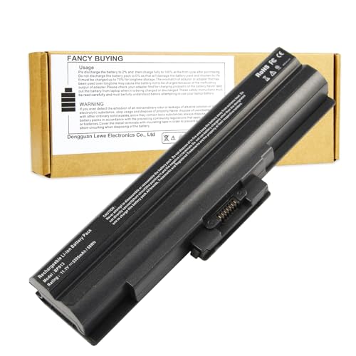 BPS13 Laptop Battery for Sony Vaio VGN-CS VGN-FW VGN-AW VGP-BPS13 VGP-BPS13A VGP-BPS13B VGP-BPS13A/B VGP-BPS13B/Q VGP-BPS13B/S VGP-BPL13 PCG-81214L PCG-81114L VGP-BPS21 VGP-BPS21A VGP-BPS21B
