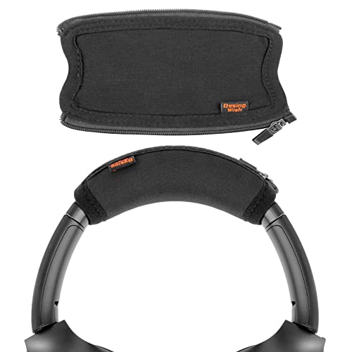 Desing Wish Replacement Headband Cushion Pad Cover Compatible with Sony WH-1000XM2/WH-1000XM3/WH-1000XM4 Wireless Noise Canceling Stereo Headset, Head Band Protector Pad Headband Cover (Black)