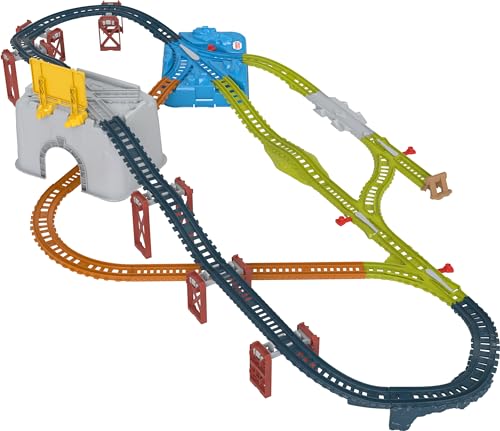 ​Thomas & Friends Toy Train Tracks Set, Connect & Build Bucket, 34-Piece Expansion Pack for Diecast & Motorized Trains, Kids Ages 3+ Years