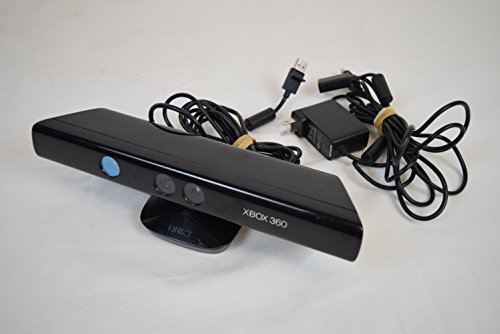 XBOX 360 Microsoft Kinect Sensor Bar Only Black 1414 Wired Motion Sensor Camera