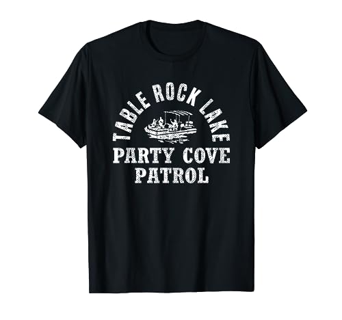 Table Rock Lake Shirt Party Cove Patrol Funny Pontoon Boat