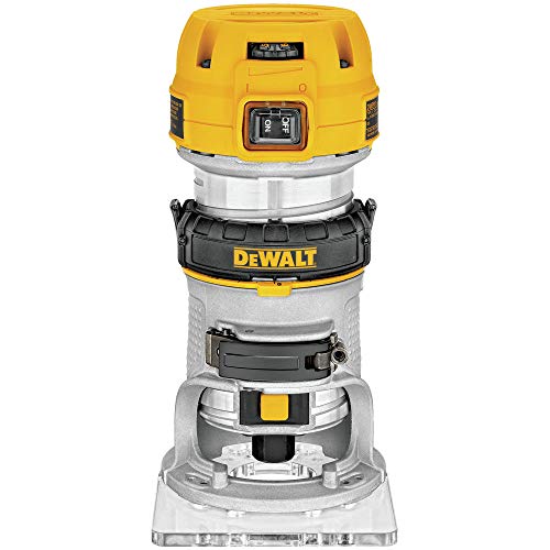 DEWALT Router, Fixed Base, 1-1/4 HP, 11-Amp, Variable Speed Trigger, Corded (DWP611)