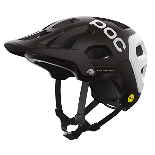 POC Tectal Race MIPS Cycling Helmet Uranium Black/Hydrogen White Matt SML