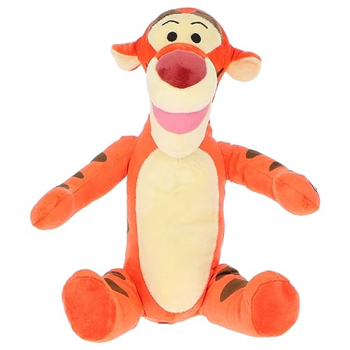 Winnie the Pooh Plush Toys New Selection Winnie the Pooh, Eeyore, Tigger, Piglet Cuddly Toy with Sound Official Licence 28-32 cm (Tigger)