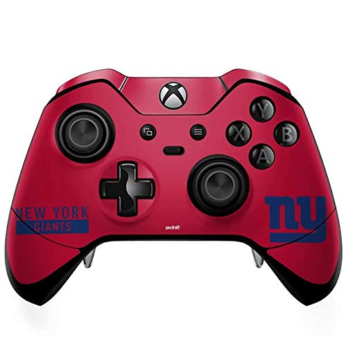 Skinit Decal Gaming Skin Compatible with Xbox One Elite Controller - Officially Licensed NFL New York Giants Red Performance Series Design