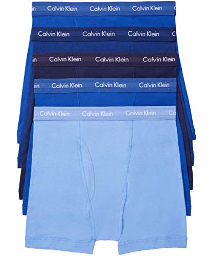 Calvin Klein Men's Cotton Classics 5-Pack Boxer Brief, Medium