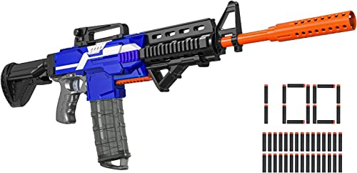 Automatic Toy Gun Kids, Automatic Toy Foam Blasters, Stem Toys for 6-12 Year Old Boys, Gifts for Kids & Teens (Lake Blue)