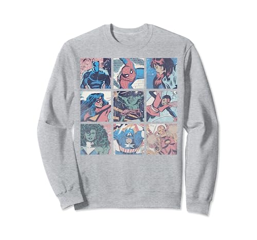 Marvel Avengers Retro Box Up Sweatshirt